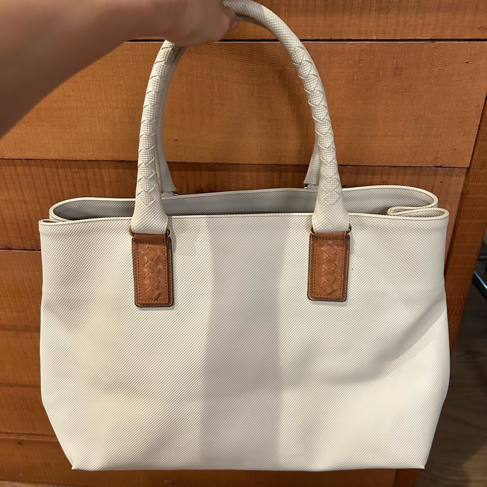 Bottega Veneta Cream Tote Bag